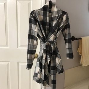 Matilda Jane Plaid wrap jacket